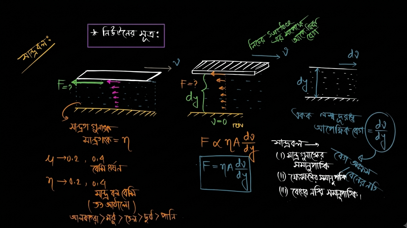 সান্দ্র বলের চিত্র