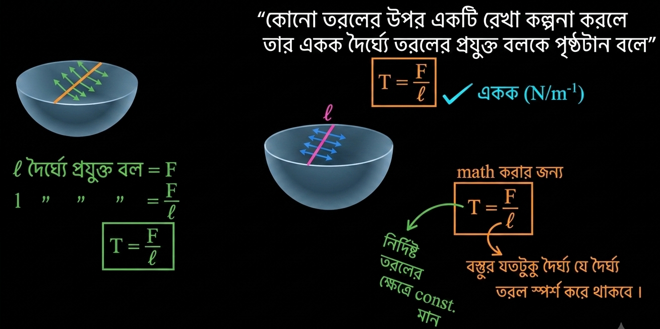 পৃষ্ঠটান পরিমাপ